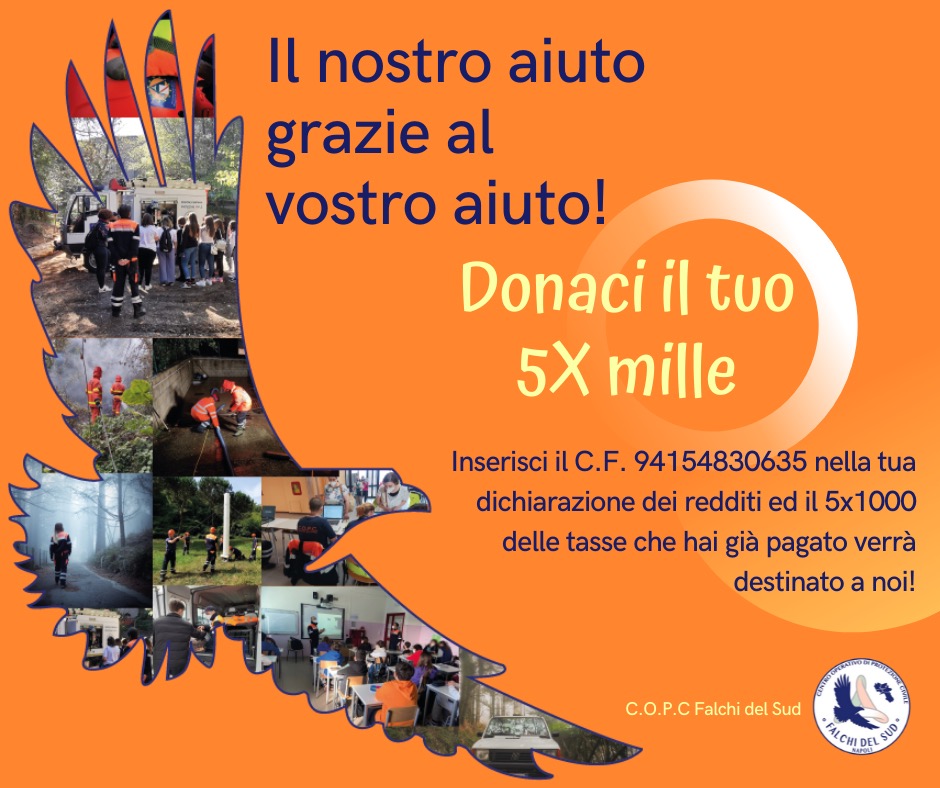 Contributo 5xmille ai Falchi del Sud