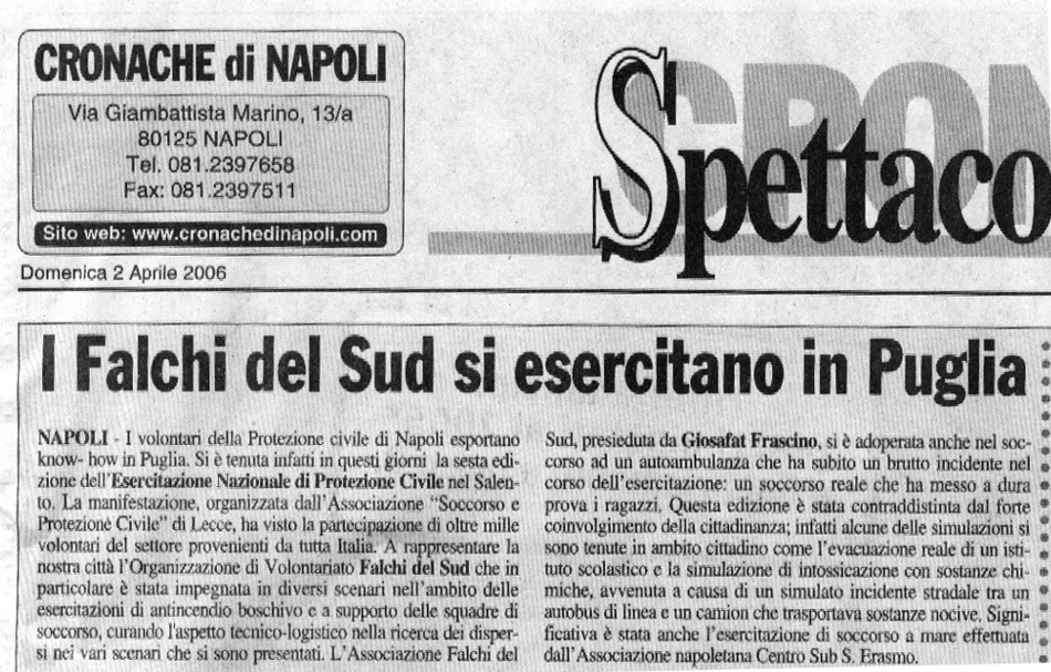Articolo di giornale